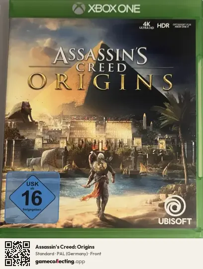 Assassin's Creed: Origins Xbox One, Germany box front