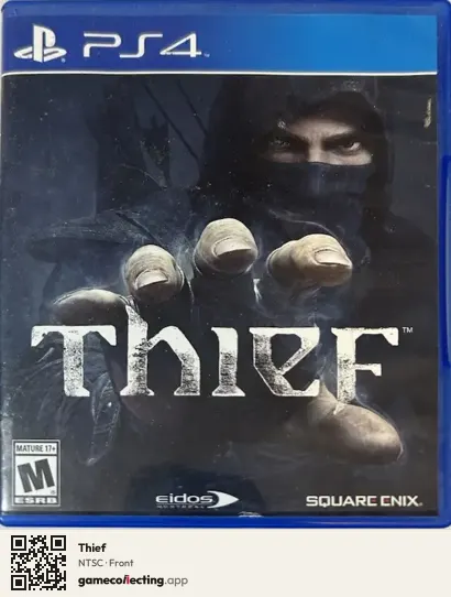 Thief PlayStation 4, NTSC box front