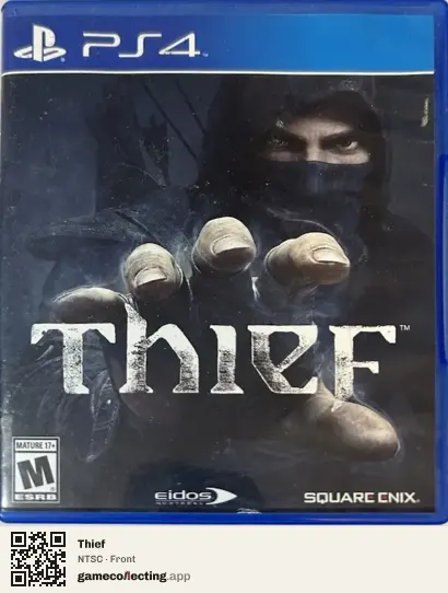 Thief PlayStation 4, NTSC box front
