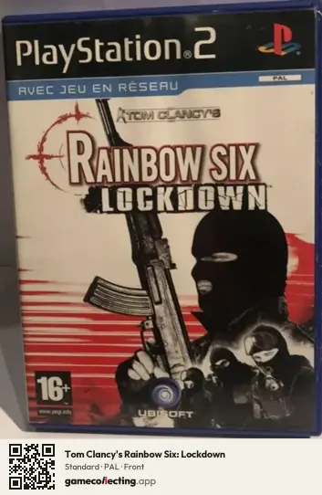 Tom Clancy's Rainbow Six: Lockdown PlayStation 2, PAL box front