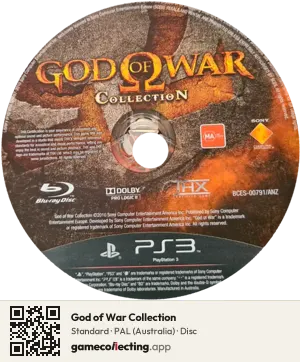 God of War Collection PlayStation 3, PAL disc