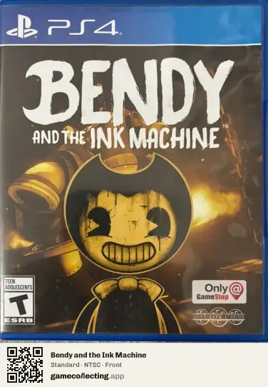 Bendy and the Ink Machine PlayStation 4, NTSC box front
