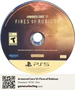 Armored Core VI: Fires of Rubicon PlayStation 5, NTSC disc