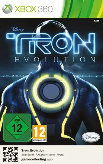 Tron: Evolution Xbox 360, Germany box front