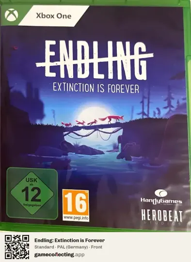 Endling: Extinction is Forever Xbox One, Germany box front