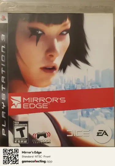 Mirror's Edge PlayStation 3, NTSC box front