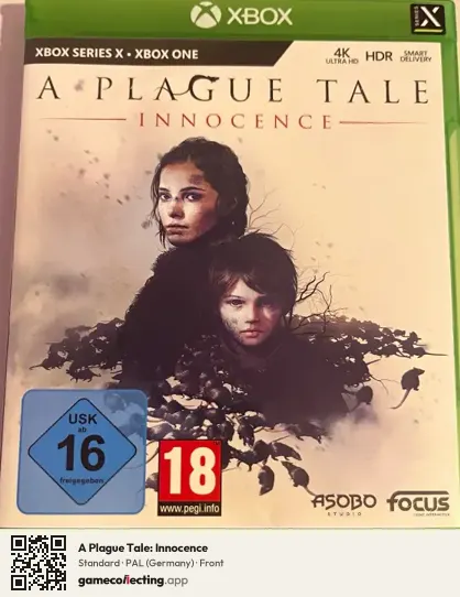 A Plague Tale: Innocence Xbox Series X, Germany box front