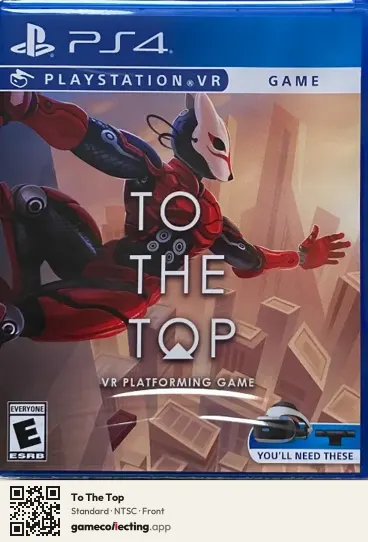 To The Top PlayStation 4, NTSC box front