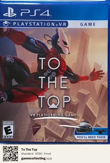 To The Top PlayStation 4, NTSC box front