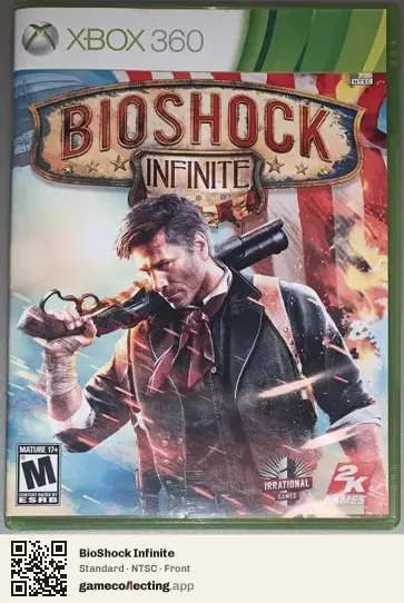 BioShock Infinite Xbox 360, NTSC box front