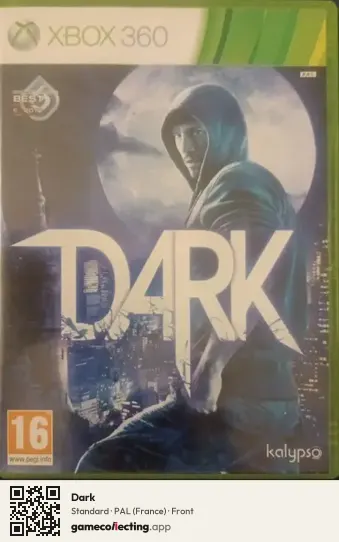 Dark Xbox 360, France box front
