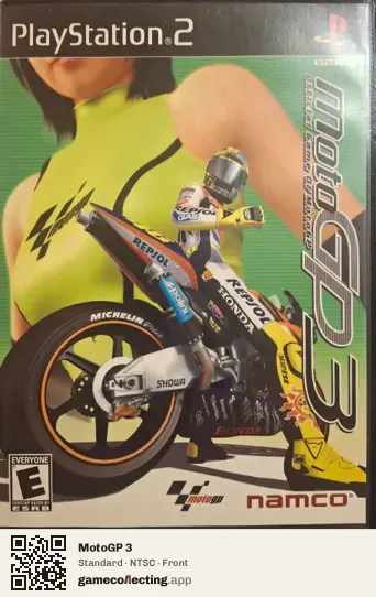 MotoGP 3 PlayStation 2, NTSC box front