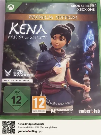 Kena: Bridge of Spirits Xbox Series X, Germany box front