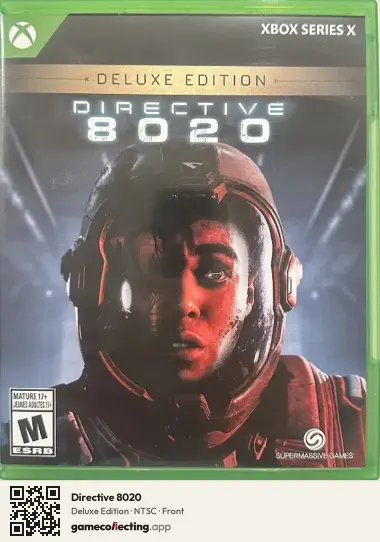 Directive 8020 Xbox Series X, NTSC box front