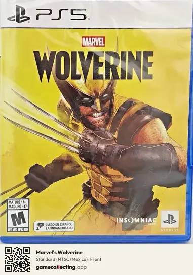Marvel's Wolverine PlayStation 5, Mexico box front