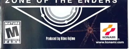 Zone of the Enders, the ESRB box on its front