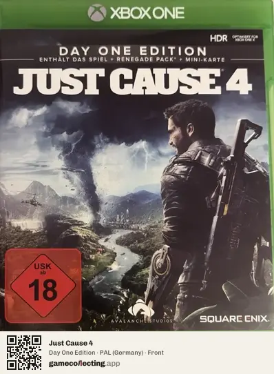 Just Cause 4 Xbox One, Germany box front