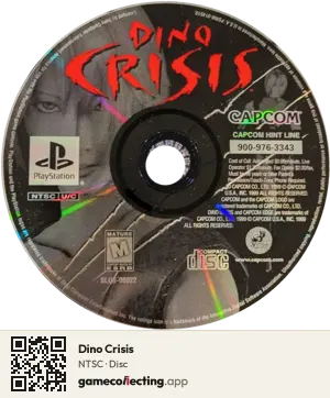 Dino Crisis PlayStation, NTSC disc