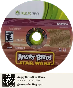 Angry Birds Star Wars Xbox 360, NTSC disc