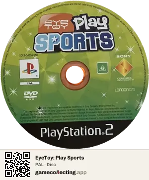 EyeToy: Play Sports PlayStation 2, PAL disc