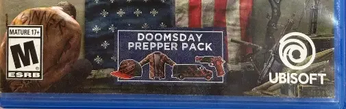 Far Cry 5, the ESRB box on its front