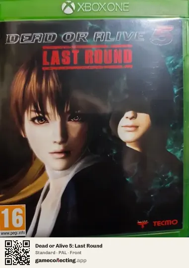 Dead or Alive 5: Last Round Xbox One, PAL box front