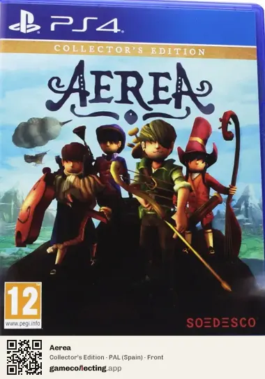 Aerea PlayStation 4, Spain box front