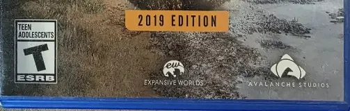 theHunter: Call of the Wild, the ESRB box on its front