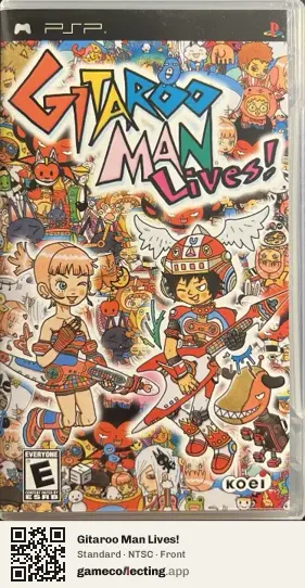 Gitaroo Man Lives! PlayStation Portable, NTSC box front