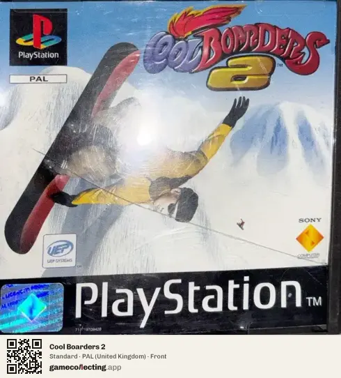 Cool Boarders 2 PlayStation, United Kingdom box front