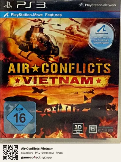 Air Conflicts: Vietnam PlayStation 3, Germany box front