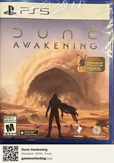 Dune: Awakening PlayStation 5, NTSC box front