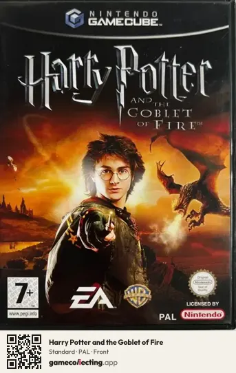 Harry Potter and the Goblet of Fire Nintendo GameCube, PAL box front