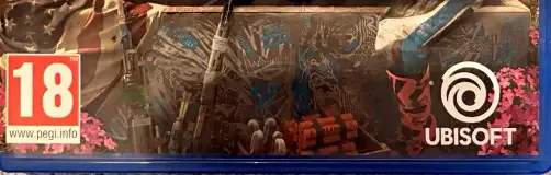 Far Cry New Dawn, the PEGI square on its front