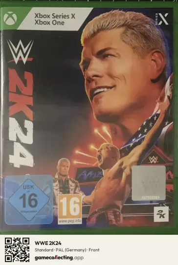 WWE 2K24 Xbox Series X, Germany box front
