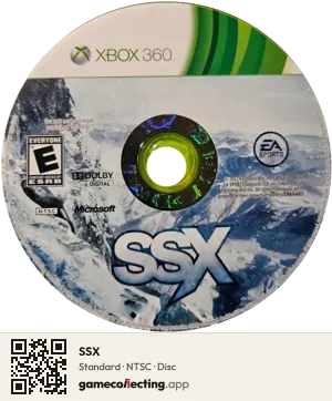 SSX Xbox 360, NTSC disc