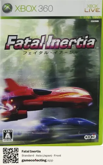 Fatal Inertia Xbox 360, Japan box front