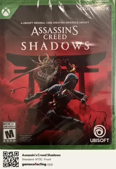 Assassin's Creed Shadows Xbox Series X, NTSC box front