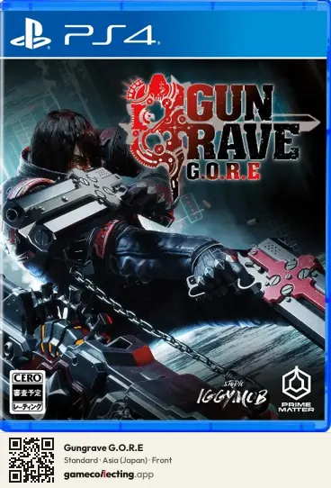 Gungrave G.O.R.E PlayStation 4, Asia box front