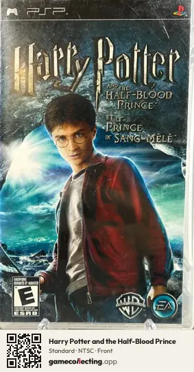Harry Potter and the Half-Blood Prince PlayStation Portable, NTSC box front