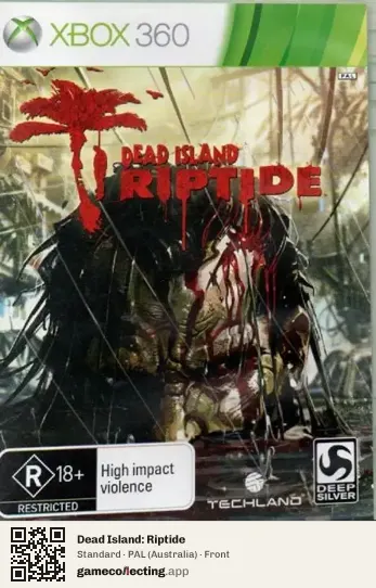 Dead Island: Riptide Xbox 360, Australia box front