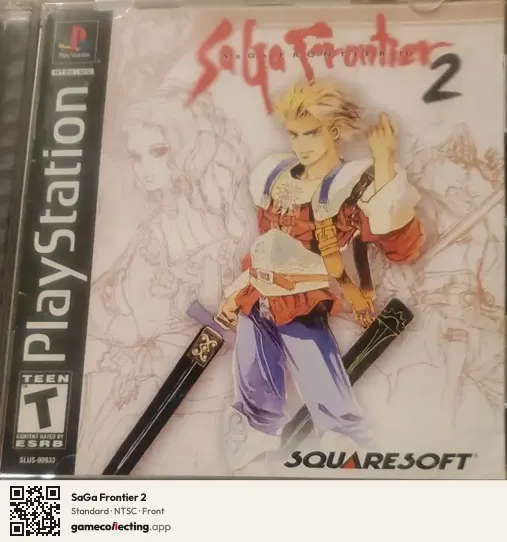 SaGa Frontier 2 PlayStation, NTSC box front