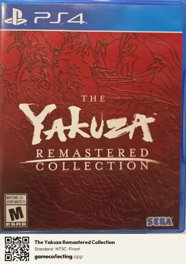 The Yakuza Remastered Collection PlayStation 4, NTSC box front