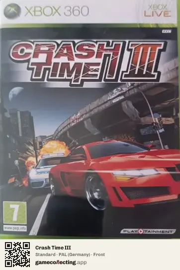 Crash Time III Xbox 360, Germany box front