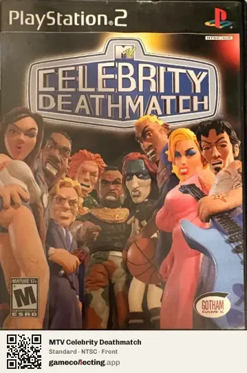 MTV Celebrity Deathmatch PlayStation 2, NTSC box front