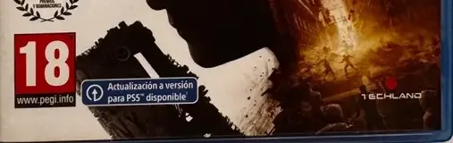Dying Light 2 Stay Human, the PEGI square on its front
