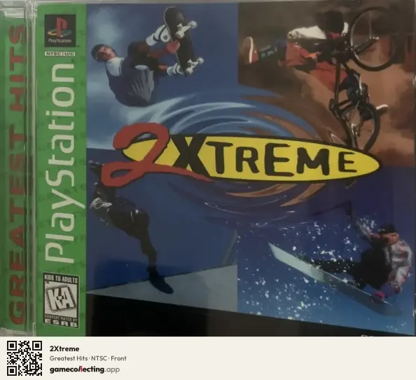 2Xtreme PlayStation, NTSC box front
