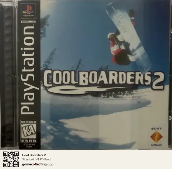 Cool Boarders 2 PlayStation, NTSC box front