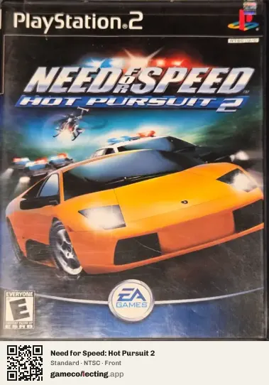 Need for Speed: Hot Pursuit 2 PlayStation 2, NTSC box front