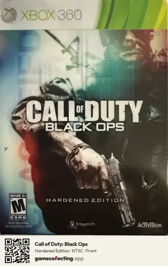 Call of Duty: Black Ops Xbox 360, NTSC box front